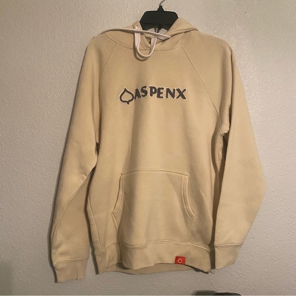 ASPENX Olsen Tri Blend Fleece Hoodie cream  (Ivory ) available brand new - Picture 1 of 7